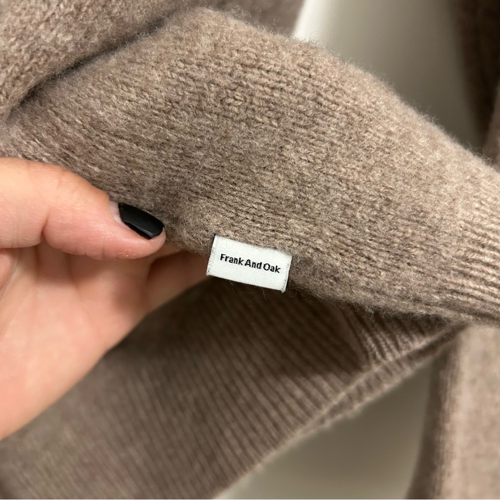 Frank & Oak Beige Taupe Sweater - Picture 4 of 6